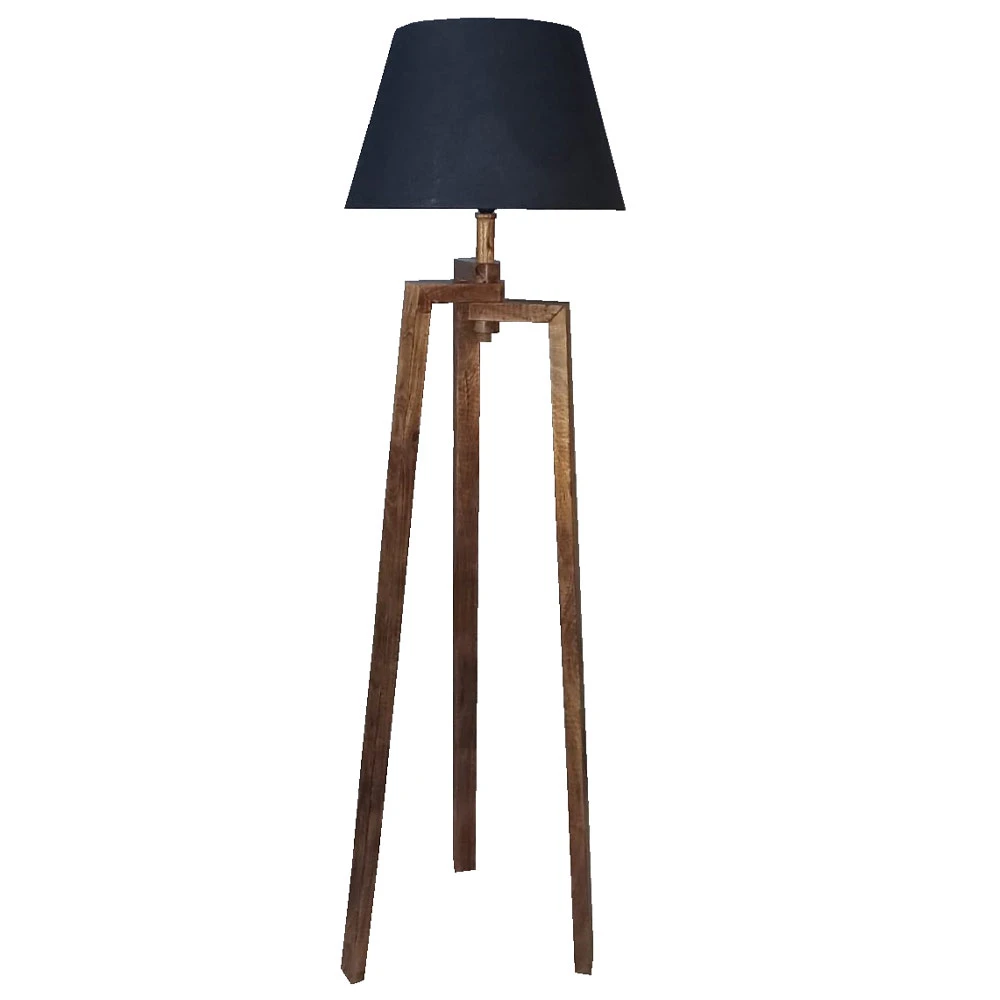 TORKEL ΦΩΤΙΣΤΙΚΟ ΕΠΙΔΑΠΕΔΙΟ 35x35x150 ΞΥΛΟ ΚΑΦΕ ΥΦΑΣΜΑ ΜΑΥΡΟINTHEBOX