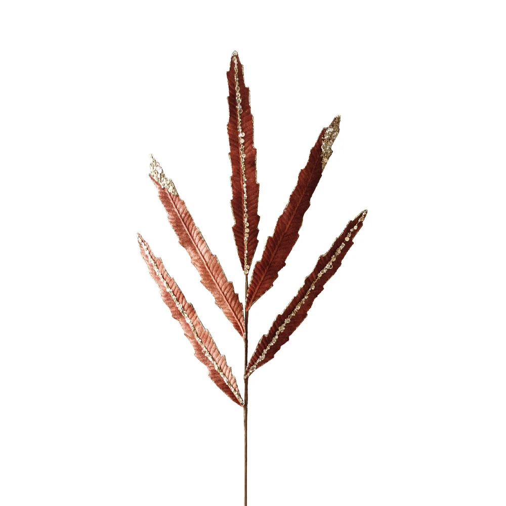 BROCADE FLOWER ΧΡΙΣΤΟΥΓΕΝΝΙΑΤΙΚΟ ΛΟΥΛΟΥΔΙ 85 ΒΕΛΟΥΔΟ TERRACOTTA INTHEBOX