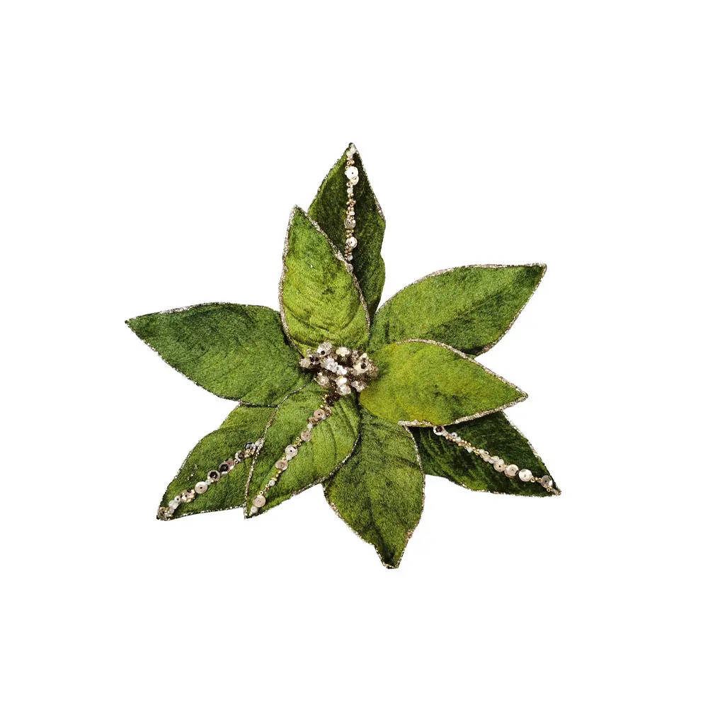 ROYAL FLOWER ΧΡΙΣΤΟΥΓΕΝΝΙΑΤΙΚΟ ΛΟΥΛΟΥΔΙ 23 ΒΕΛΟΥΔΟ ΠΡΑΣΙΝΟ INTHEBOX