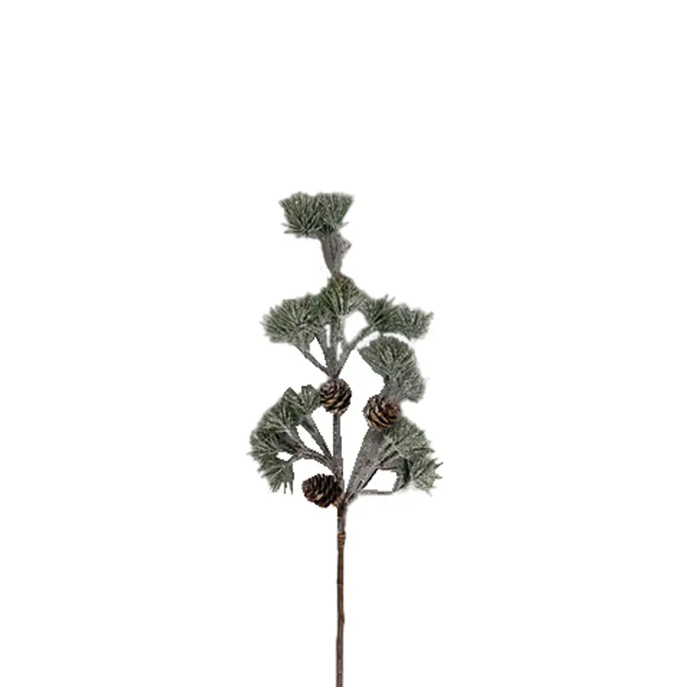 CHRISTMASH BRANCH ΧΡΙΣΤΟΥΓΕΝΝΙΑΤΙΚΟ ΚΛΑΔΙ 38 PVC ΠΡΑΣΙΝΟ ΚΟΥΚΟΥΝΑΡΙ INTHEBOX