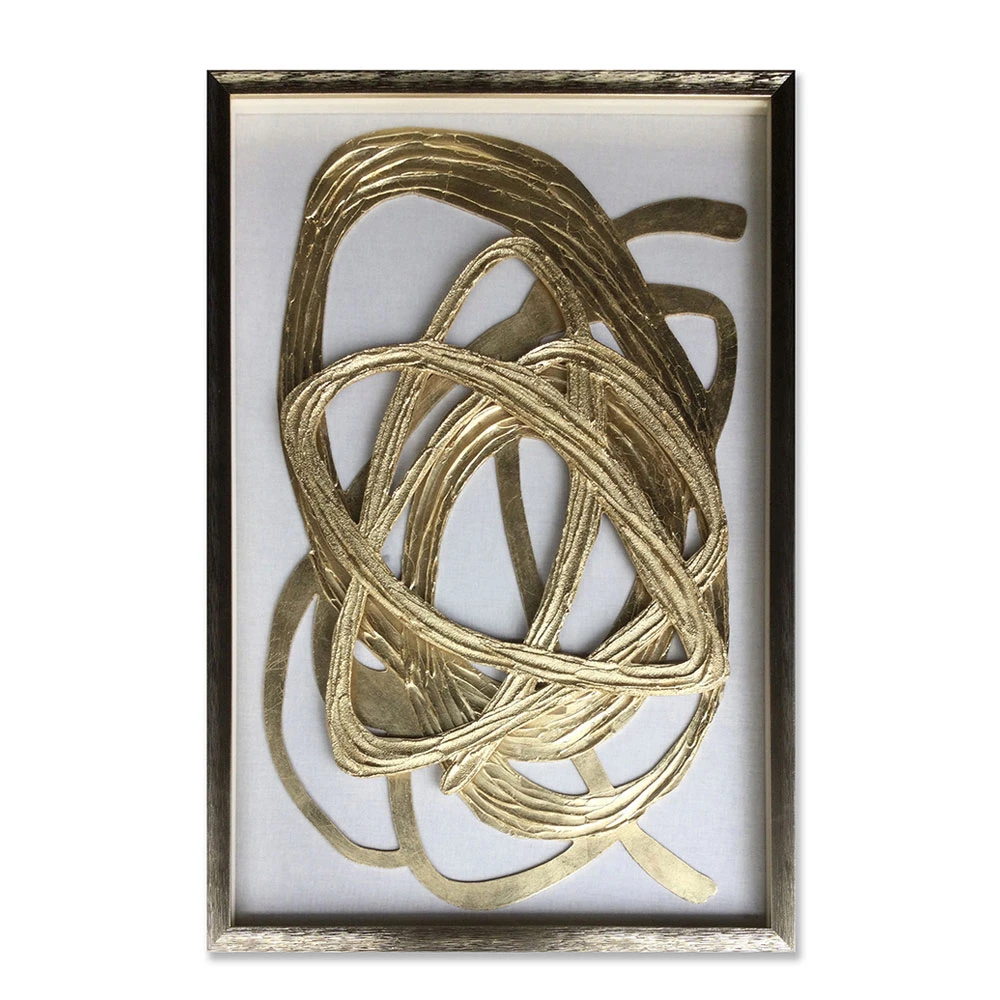 WILD SOUL ΠΙΝΑΚΑΣ ΔΙΑΚΟΣΜΗΣΗΣ 60x90x4 MDF ΧΡΥΣΟ ΛΕΥΚΟ ΓΥΑΛΙ ΧΡΥΣΟINTHEBOX