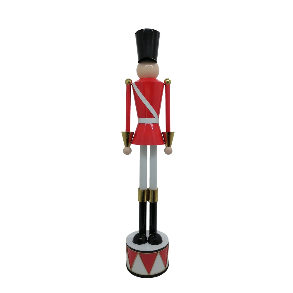 RED GUARD S ΧΡΙΣΤΟΥΓΕΝΝΙΑΤΙΚΟ ΔΙΑΚΟΣΜΗΤΙΚΟ ΜΟΛΥΒΕΝΙΟΣ ΣΤΡΑΤΙΩΤΗΣ 22x17x94 ΜΕΤΑΛΛΟ ΛΕΥΚΟ ΜΑΥΡΟ ΚΟΚΚΙΝΟ INTHEBOX