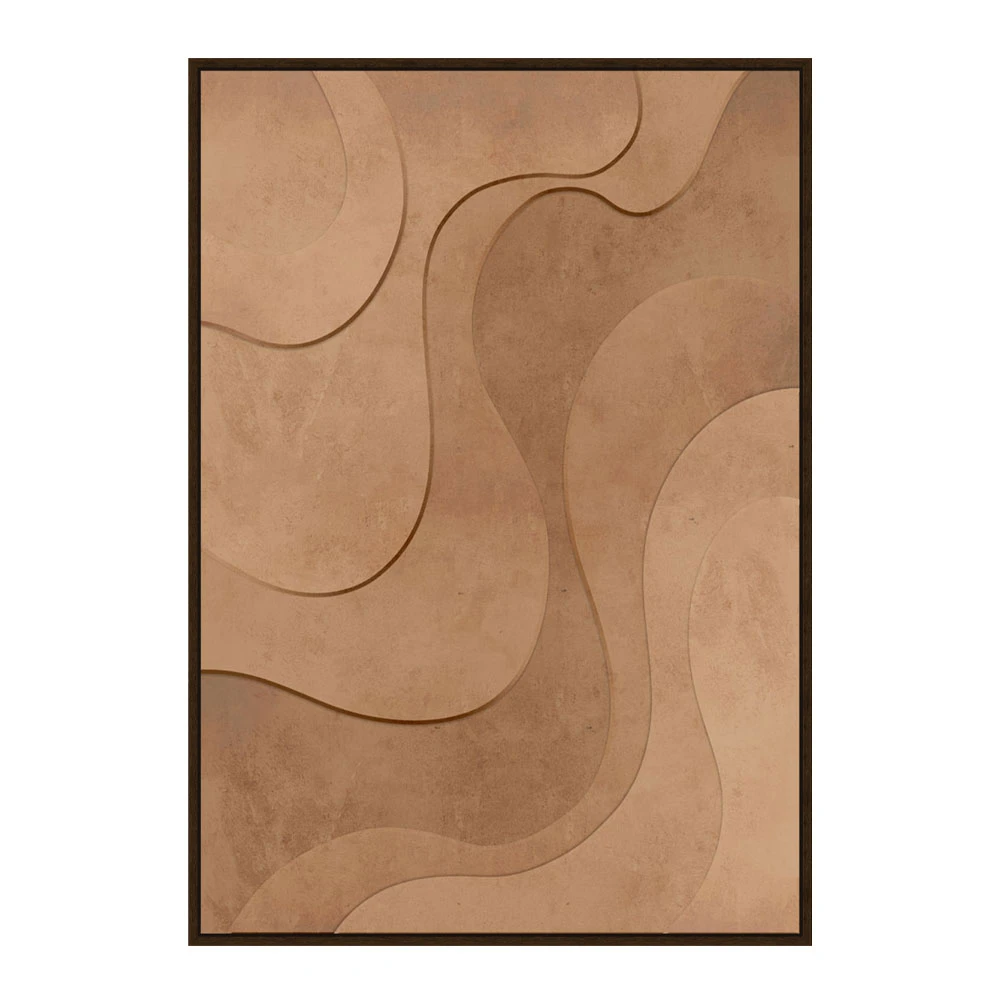 OASIS REFUGE ΠΙΝΑΚΑΣ ΔΙΑΚΟΣΜΗΣΗΣ 80x120x4 MDF TERRACOTTA PVC ΦΥΛΛΟ ΚΑΦΕINTHEBOX