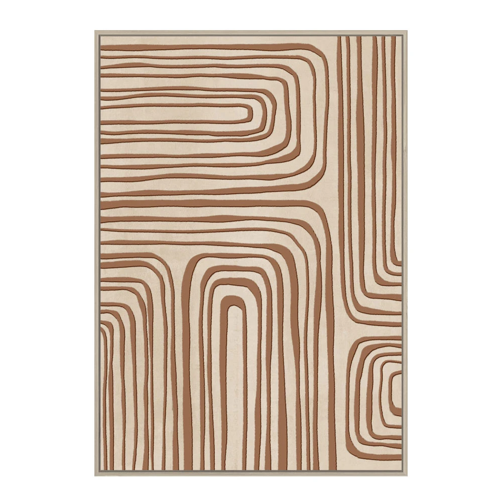 IMPASSE ΠΙΝΑΚΑΣ ΔΙΑΚΟΣΜΗΣΗΣ 80x120x4 ΚΑΜΒΑΣ ΜΠΕΖ TERRACOTTA ΞΥΛΟ ΦΥΣΙΚΟINTHEBOX