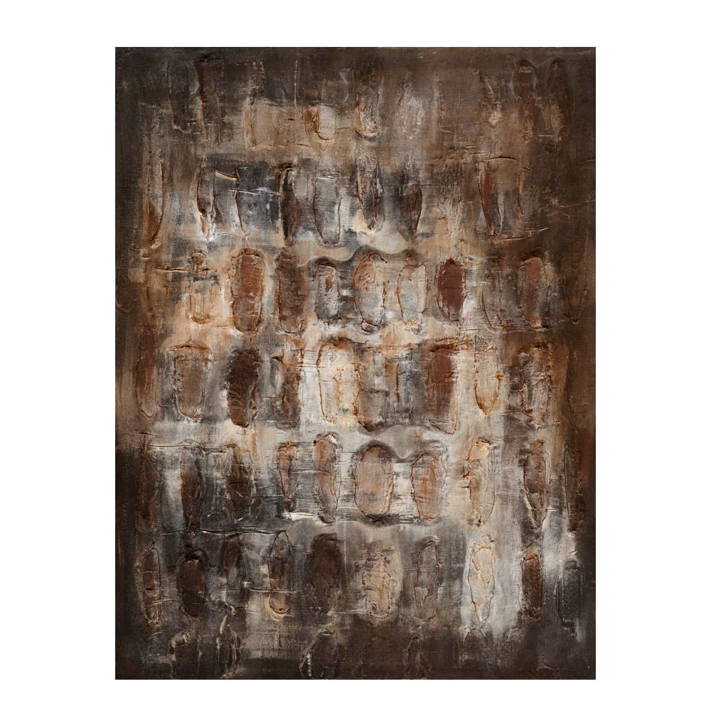 TERRYN EARTH ΠΙΝΑΚΑΣ ΔΙΑΚΟΣΜΗΣΗΣ 90x120x4 ΚΑΜΒΑΣ ΚΑΦΕ ΜΠΕΖ ΓΚΡΙ ΞΥΛΟINTHEBOX