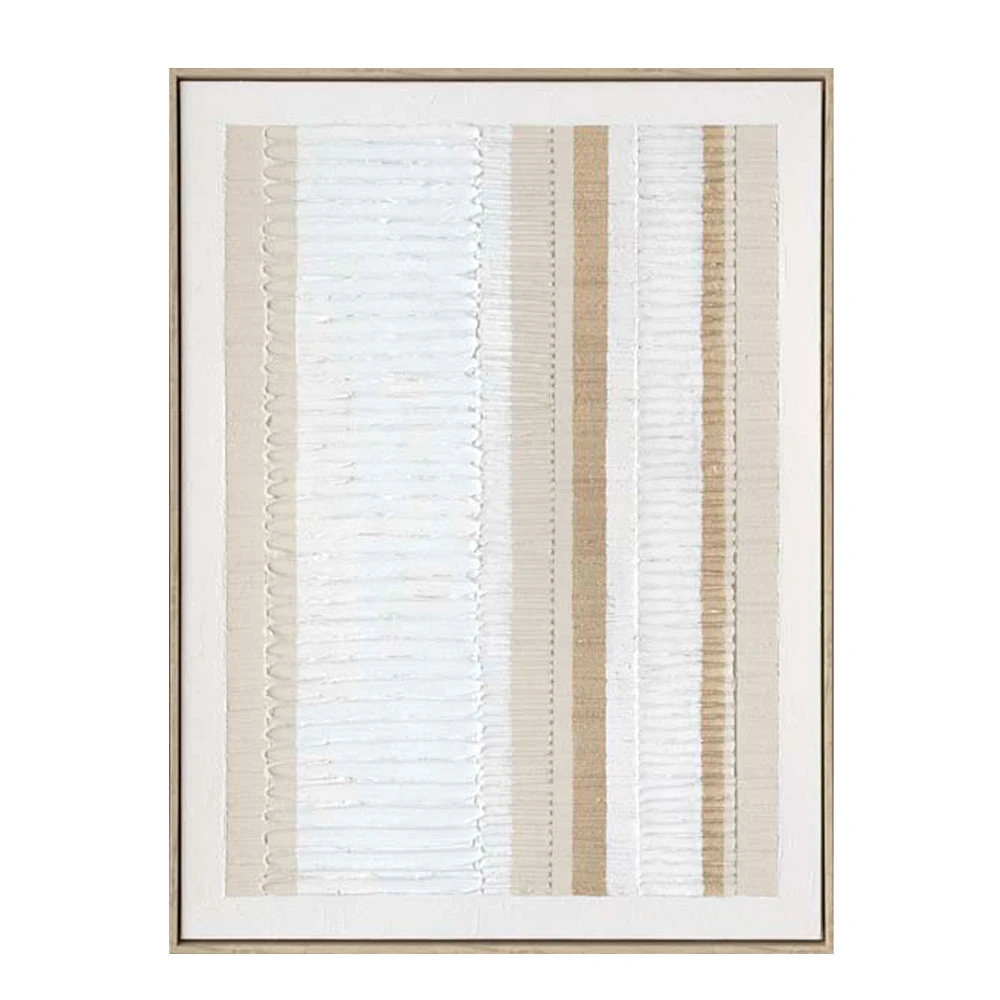 EVIK SAND ΠΙΝΑΚΑΣ ΔΙΑΚΟΣΜΗΣΗΣ 60x80x4 ΚΑΜΒΑΣ ΛΕΥΚΟ ΜΠΕΖ ΞΥΛΟ ΦΥΣΙΚΟINTHEBOX