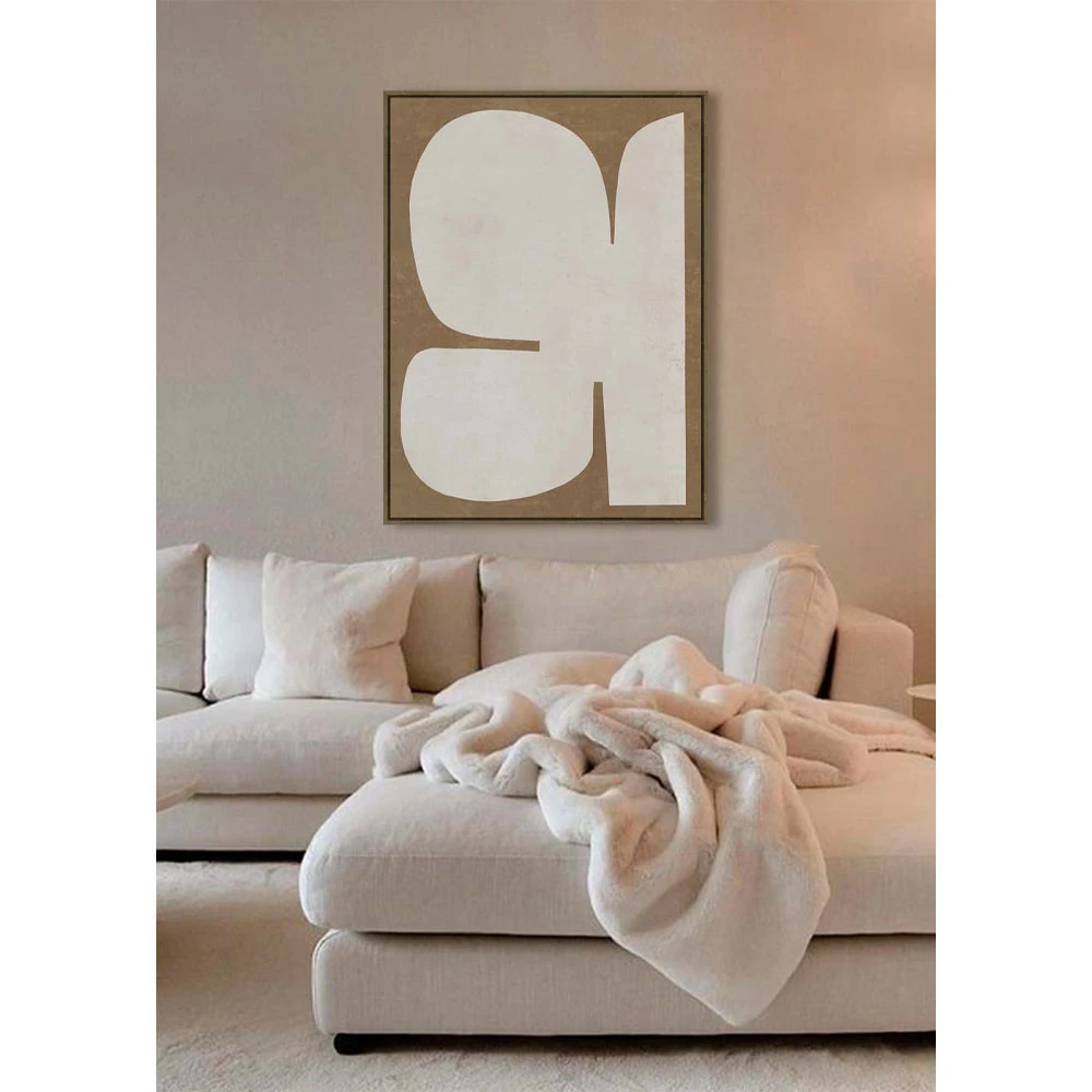 STAY CLOSE ΠΙΝΑΚΑΣ ΔΙΑΚΟΣΜΗΣΗΣ 75x100x4 ΚΑΜΒΑΣ TERRACOTTA ΜΠΕΖ MDF ΚΑΦΕINTHEBOX