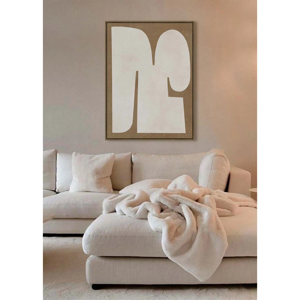 STAY CLOSE ΠΙΝΑΚΑΣ ΔΙΑΚΟΣΜΗΣΗΣ 75x100x4 ΚΑΜΒΑΣ TERRACOTTA ΜΠΕΖ MDF ΚΑΦΕINTHEBOX