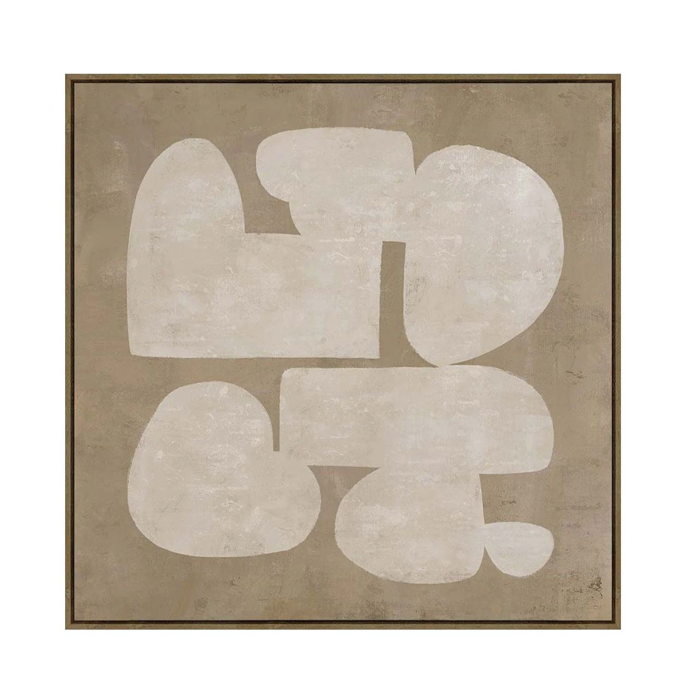 IMITATION ΠΙΝΑΚΑΣ ΔΙΑΚΟΣΜΗΣΗΣ 80x80x4 ΚΑΜΒΑΣ ΜΠΕΖ MDF ΚΑΦΕINTHEBOX