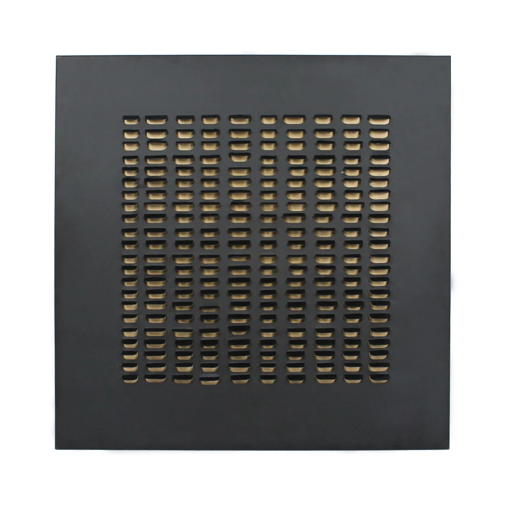 ESCAPE ΠΙΝΑΚΑΣ ΔΙΑΚΟΣΜΗΣΗΣ 80x80x5 ΜΕΤΑΛΛΟ ΜΑΥΡΟ ΧΡΥΣΟ MDFINTHEBOX
