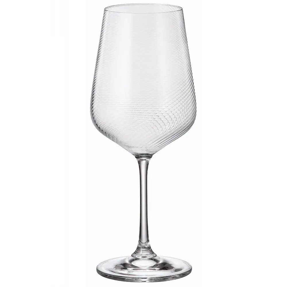 ΠΟΤΗΡΙ ΚΟΛΟΝΑΤΟ ΚΟΚΚΙΝΟΥ ΚΡΑΣΙΟΥ 450ml TYTO OPTIC - CRYSTAL BOHEMIA | 6 τμχ