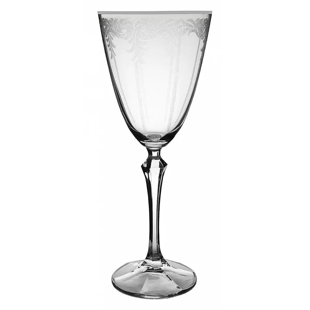 ΠΟΤΗΡΙ ΚΟΛΩΝΑΤΟ ΚΡΑΣΙΟΥ 250ml ELISABETH-Q8106/S CRYSTALEX | 6 τμχ