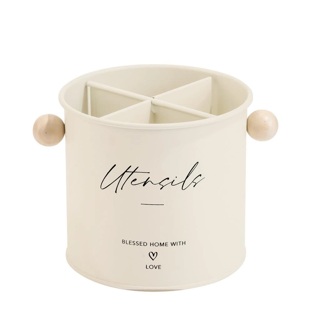 ΕΠΙΤΡΑΠΕΖΙΑ ΚΟΥΤΑΛΟΘΗΚΗ ΜΕ 4 ΧΩΡΙΣΜΑΤΑ Φ13.5cm KITCHEN TREND 700814/BEIGE - Oriana Ferrelli®