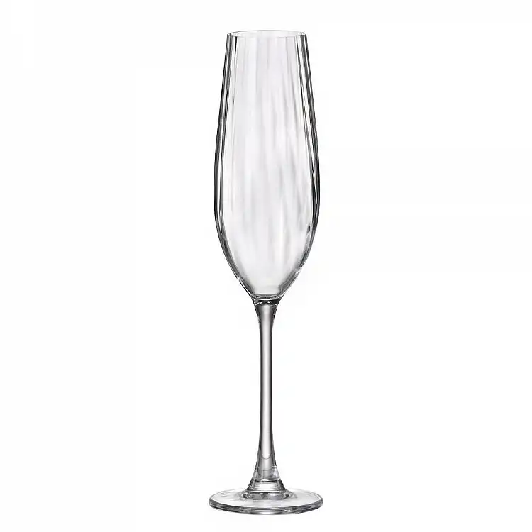 ΠΟΤΗΡΙ ΚΟΛΟΝΑΤΟ FLUTE 260ml COLUMBA OPTIC - CRYSTAL BOHEMIA