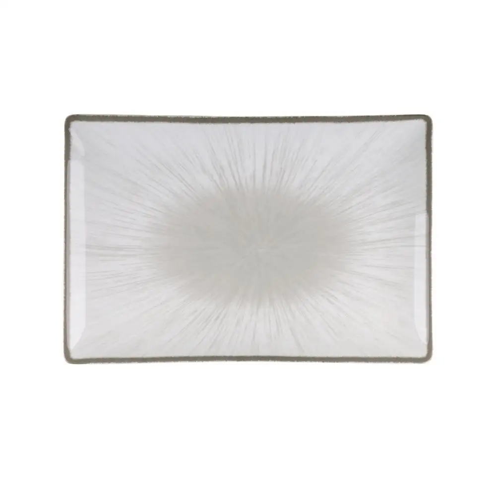 ΠΙΑΤΕΛΑ ΟΡΘΟΓΩΝΙΑ 31x21cm WATER LILY 24336-64/GREY - ORIANA FERELLI®