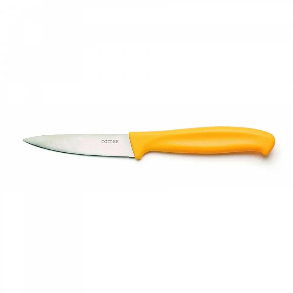ΜΑΧΑΙΡΙ ΦΡΟΥΤΟΥ με ΠΡΙΟΝΑΚΙ 7538-8cm/YELLOW - COMAS
