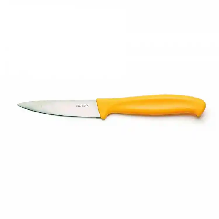 ΜΑΧΑΙΡΙ ΦΡΟΥΤΟΥ με ΠΡΙΟΝΑΚΙ 7538-8cm/YELLOW - COMAS