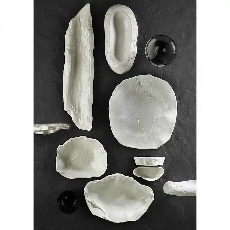 ΠΙΑΤΕΛΑ ΟΡΘΟΓ. 24cm GYOZA/WHITE 74019 - KUTAHYA PORSELEN