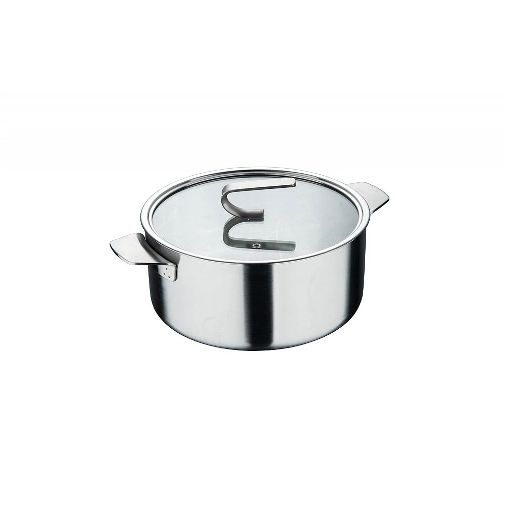 ΚΑΤΣΑΡΟΛΑ με ΚΑΠΑΚΙ Φ24x11cm - 4.9lt ΑΝΟΞEIΔΩΤΗ 18/8 SIGMA BGMP-1666 - BERGNER