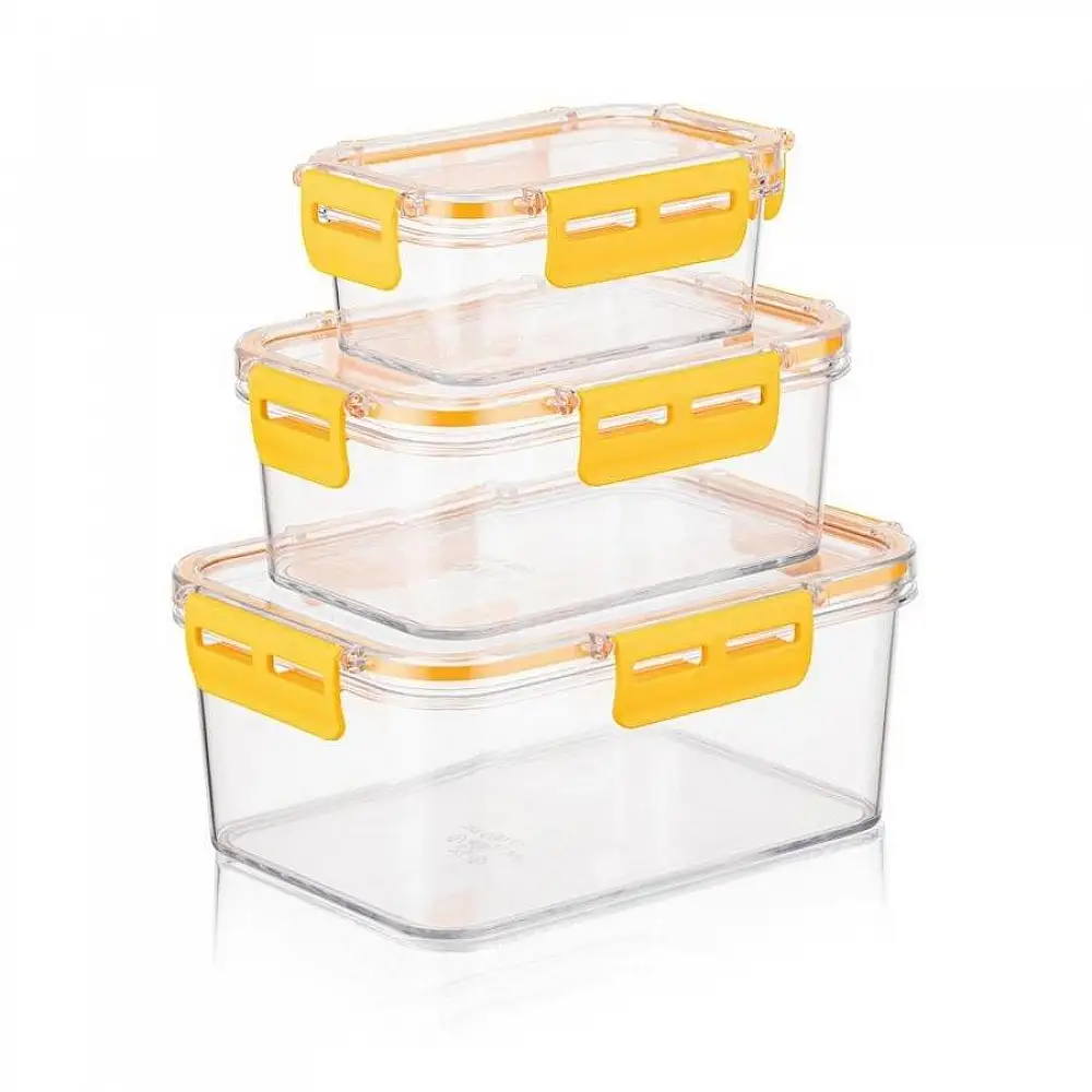 ΣΕΤ 3τεμ. ΟΡΘΟΓ. ΔΟΧΕΙΑ ΤΡΟΦΙΜΩΝ CHEF BOX 801 - Max.Home®