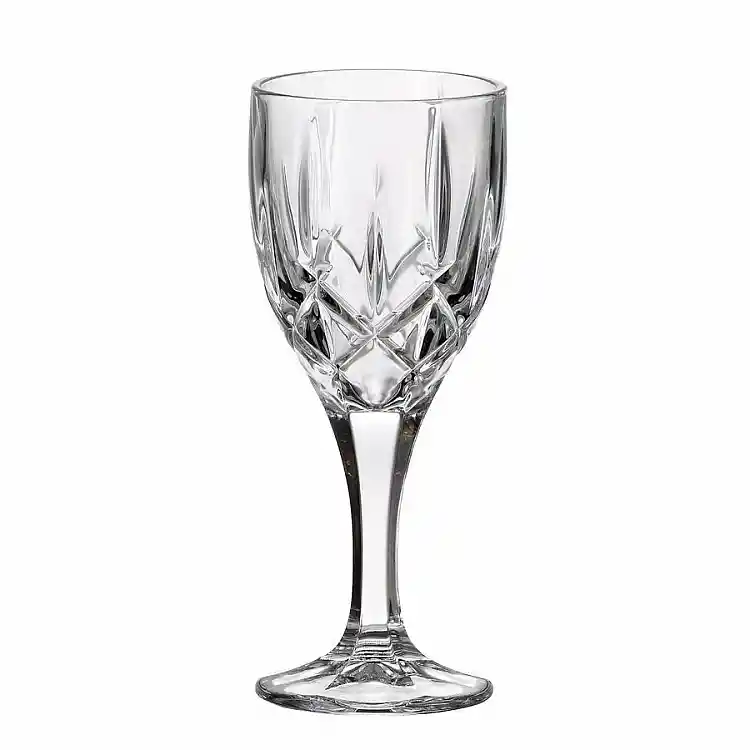 ΠΟΤΗΡΙ ΚΟΛΟΝΑΤΟ ΚΡΑΣΙΟΥ 240ml SHEFFIELD - CRYSTAL BOHEMIA | 6 τμχ