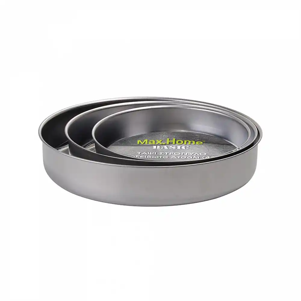 ΣΕΤ 3τεμ. ΤΑΨΙΑ 430 - 0.4mm ΣΤΡΟΓ. (28-32-36cm) BASIC
