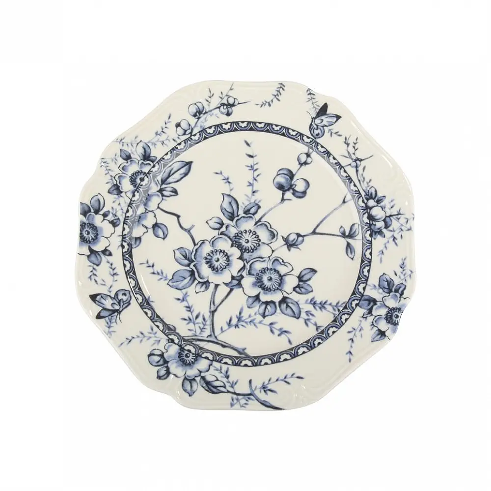 ΠΙΑΤΟ ΡΗΧΟ Φ27cm TIFFANY-BLUE 24324 - ORIANA FERELLI® | 6 τμχ