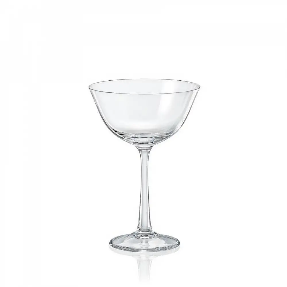 ΠΟΤΗΡΙΑ ΚΟΛΩΝΑΤΑ ΣΕΤ 4 ΤΕΜΑΧΙΩΝ 170ml CHAMP.SAUCER PRALINES - CRYSTALEX