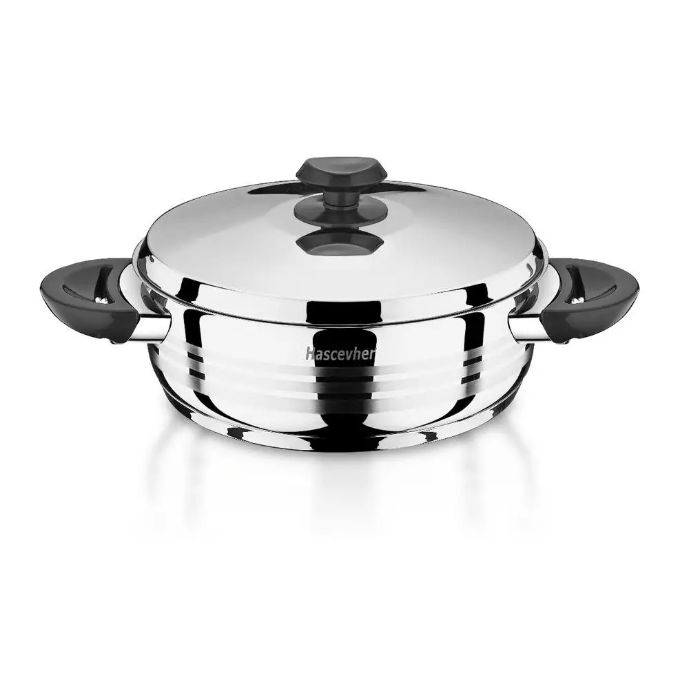 ΗΜΙΧΥΤΡΑ Φ28x8cm DIANA-BLACK 18/10 - ISFA