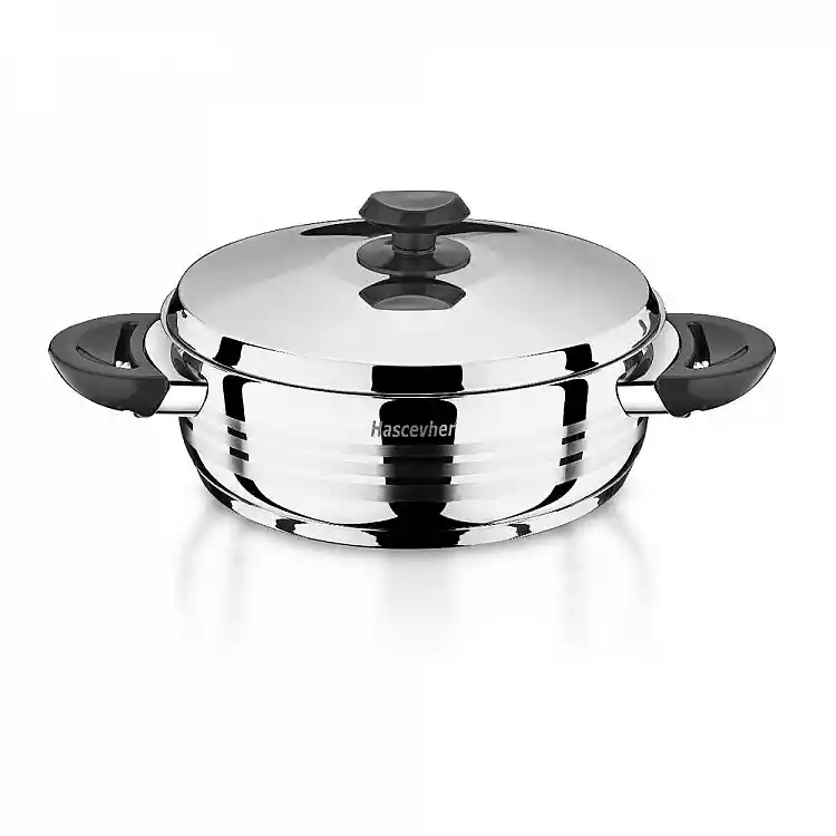 ΗΜΙΧΥΤΡΑ Φ28x8cm DIANA-BLACK 18/10 - ISFA