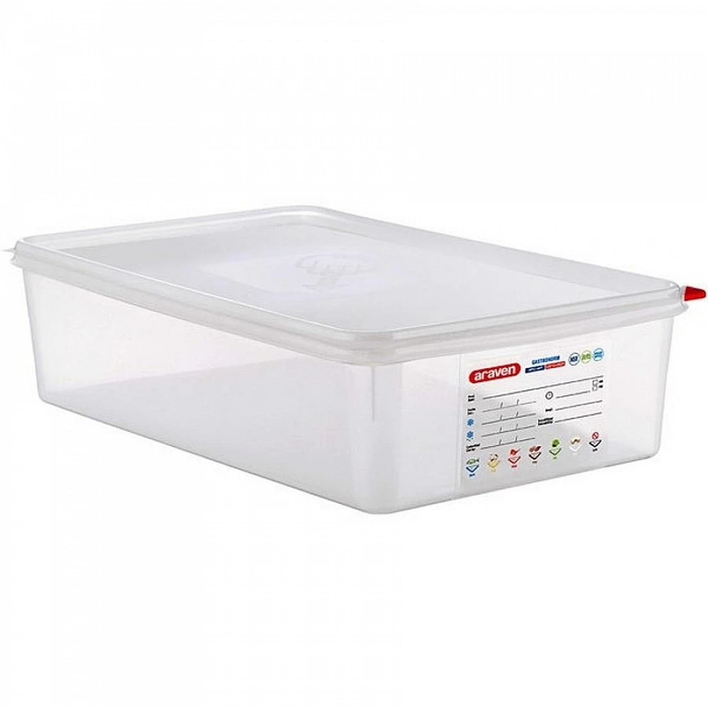 ΑΕΡΟΣΤΕΓΕΣ ΔΟΧΕΙΟ ΤΡΟΦΙΜΩΝ GN 1/4 1.8lt 265x162x65mm HERMETICOS 03026 - ARAVEN