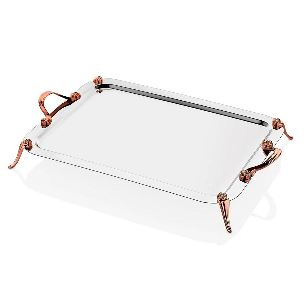 ΔΙΣΚΟΣ ΑΝΟΞΕΙΔΩΤΟΣ 18/10 40x22cm ELIT/ROSE GOLD - ORIANA FERELLI®