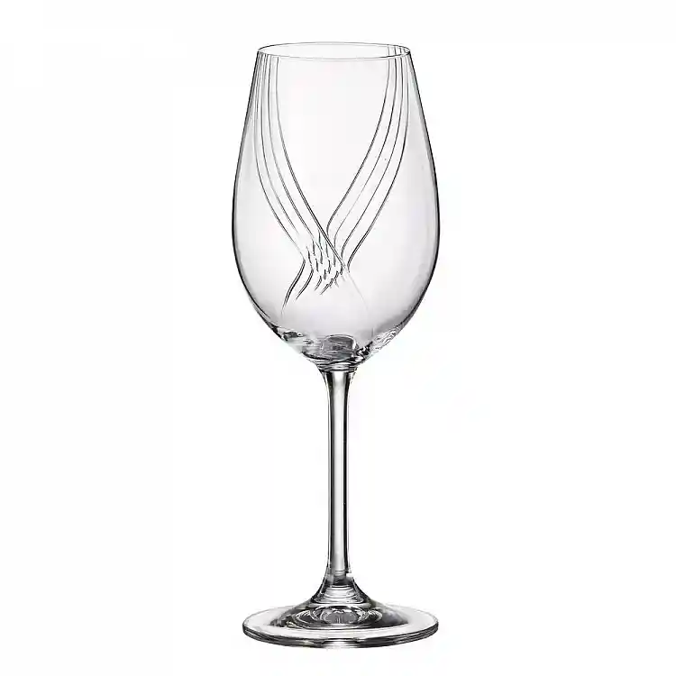 ΣΕΤ 6τεμ ΠΟΤΗΡΙΑ ΚΟΛ. ΚΡΑΣΙΟΥ COLIBRI OPTIC 350ml  - CRYSTAL BOHEMIA