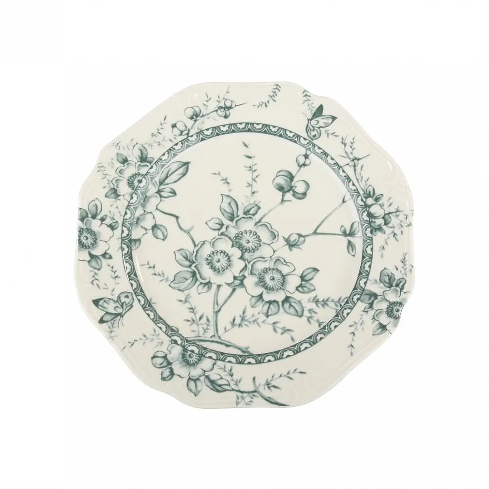 ΠΙΑΤΟ ΡΗΧΟ Φ27cm TIFFANY-GREEN 24324 - ORIANA FERELLI® | 6 τμχ