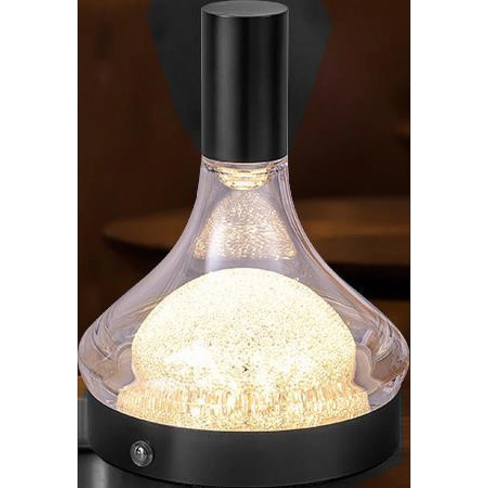 ΛΑΜΠΑΤΕΡ ΕΠΑΝΑΦΟΡΤΙΖΟΜΕΝΟ 18cm LAMPE WL439-BLACK - Oriana Ferelli®