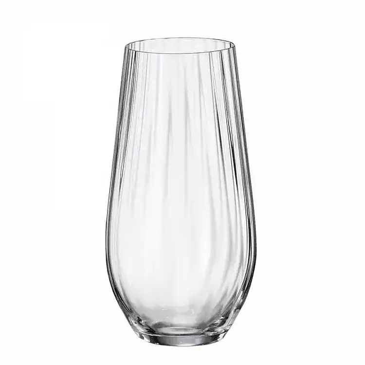 ΠΟΤΗΡΙ ΣΩΛΗΝΑ 580ml COLUMBA OPTIC - CRYSTAL BOHEMIA