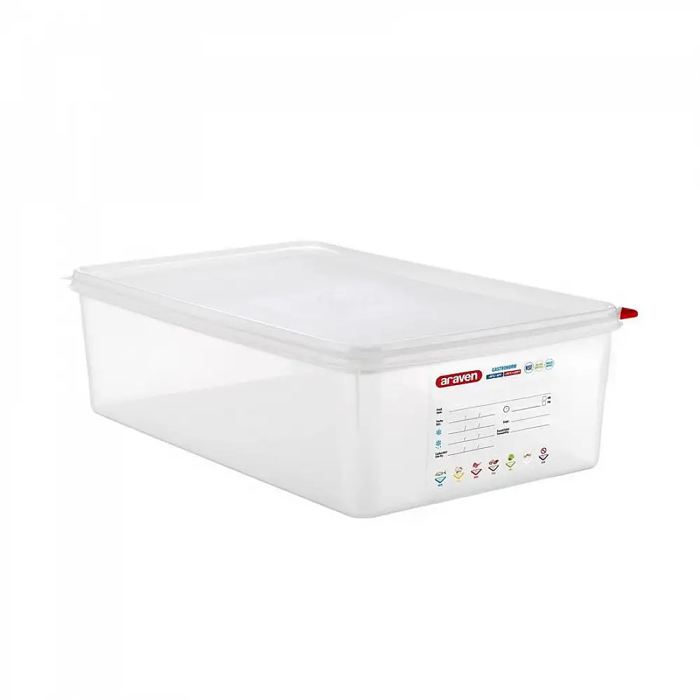 ΑΕΡΟΣΤΕΓΕΣ ΔΟΧΕΙΟ ΤΡΟΦΙΜΩΝ GN 1/1 20.5lt 530x325x150mm HERMETICOS 03037 - ARAVEN