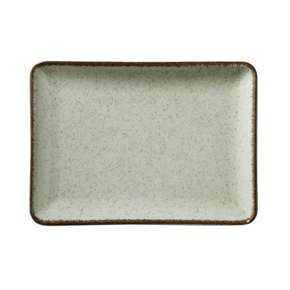 ΠΙΑΤΕΛΑ 23x17cm TAN-P03/GREEN - KUTAHYA PORSELEN