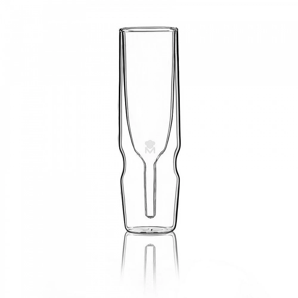 ΠΟΤΗΡΙ ΣΑΜΠΑΝΙΑΣ DOUBLE WALL ΣΕΤ 2τεμ. 190m MIXOLOGY BGMP-20205 - BERGNER