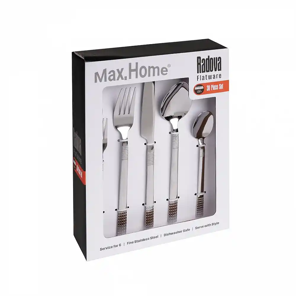 ΣΕΤ 30τεμ. ΚΟΥΤ/ΝΑ 18/0 RADOVA 3028 - Max.Home®