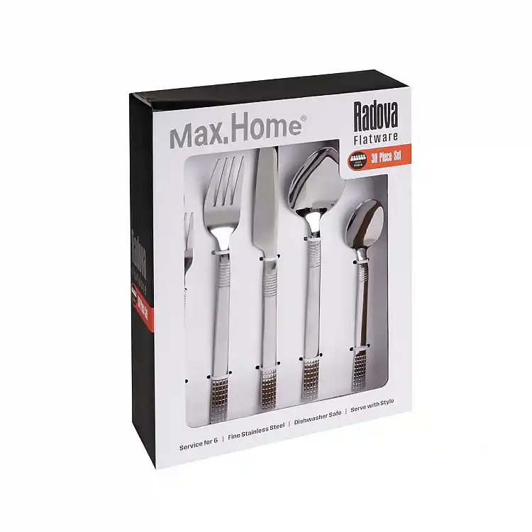 ΣΕΤ 30τεμ. ΚΟΥΤ/ΝΑ 18/0 RADOVA 3028 - Max.Home®