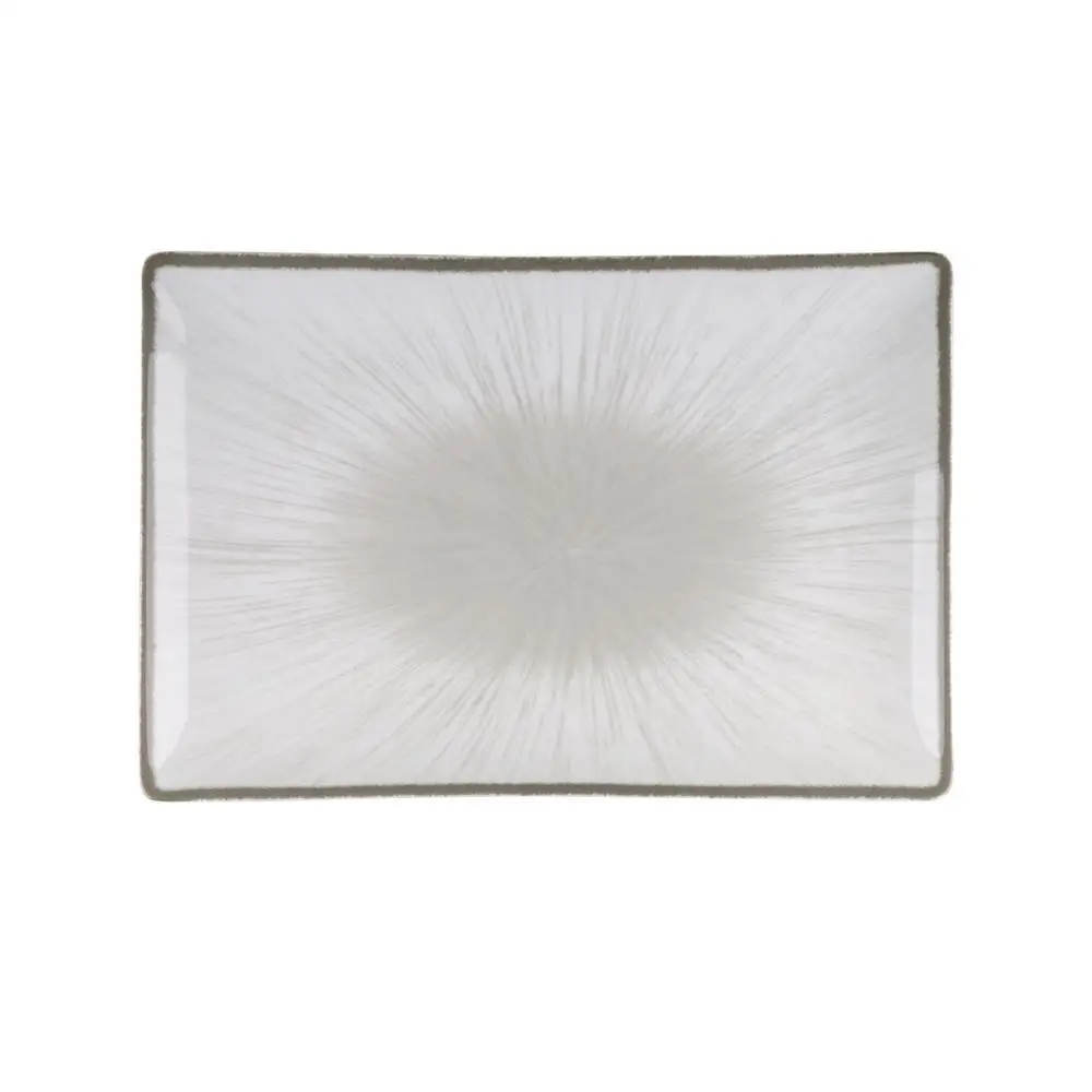 ΠΙΑΤΕΛΑ ΟΡΘΟΓΩΝΙΑ 27x16cm WATER LILY 24336-64/GREY - ORIANA FERELLI®