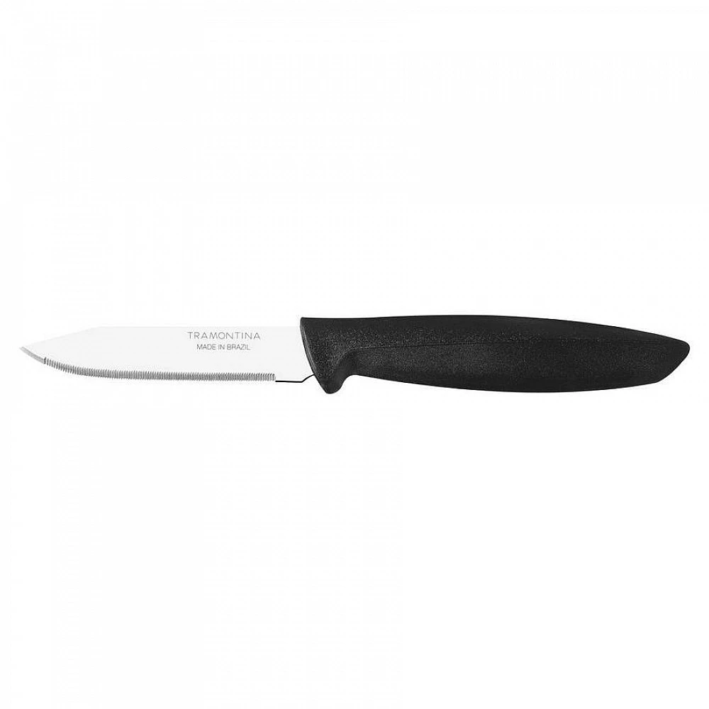 ΜΑΧΑΙΡΙ ΓΕΝ.ΧΡΗΣΗΣ 8cm MICROSERRATED 23433/003 PLENUS-BLACK - TRAMONTINA
