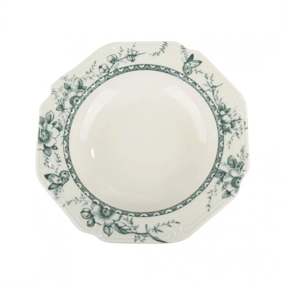 ΠΙΑΤΟ ΒΑΘΥ Φ23cm TIFFANY-GREEN 24324 - ORIANA FERELLI® | 6 τμχ