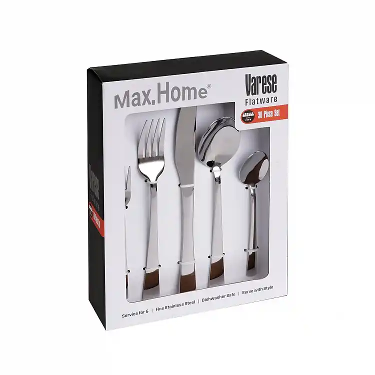 ΣΕΤ 30τεμ. ΚΟΥΤ/ΝΑ 18/0 VARESE 3001 - Max.Home®