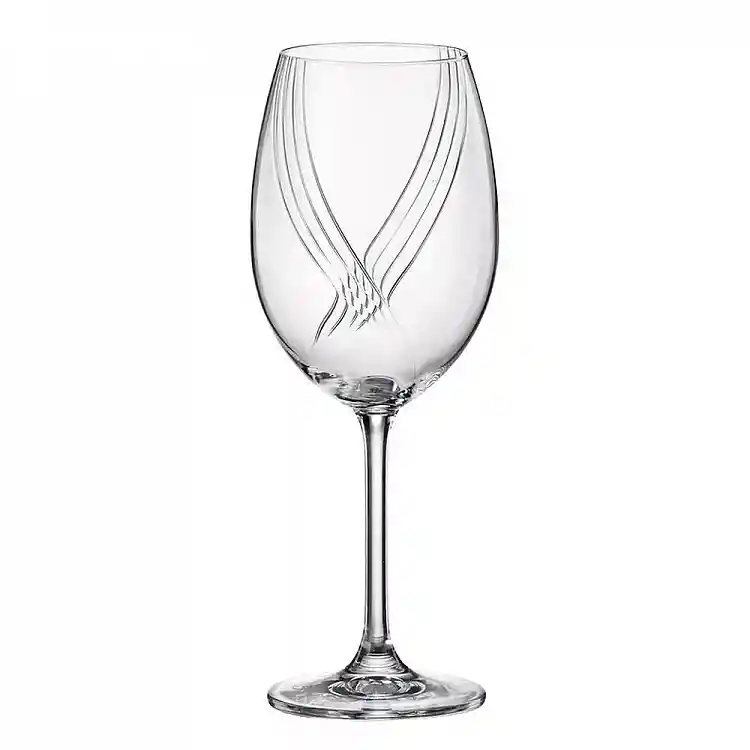 ΣΕΤ 6τεμ ΠΟΤΗΡΙΑ ΚΟΛ. ΚΡΑΣΙΟΥ COLIBRI OPTIC 450ml  - CRYSTAL BOHEMIA