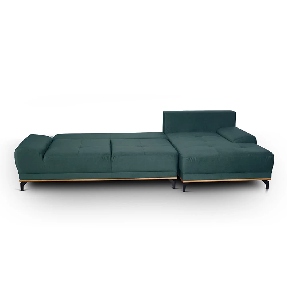 LIBERTA NATURA ΚΑΝΑΠΕΣ ΚΡΕΒΑΤΙ ΓΩΝΙΑ ΔΕΞΙΑ DUSTY PETROL 283x164x90