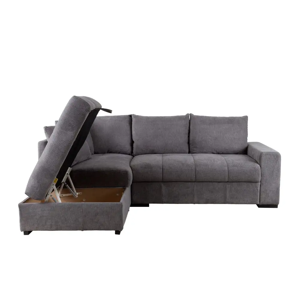 LIBERTA BILL ΚΑΝΑΠΕΣ ΚΡΕΒΑΤΙ ΓΩΝΙΑ ΑΡΙΣΤΕΡΗ STONE 241x173x94cm