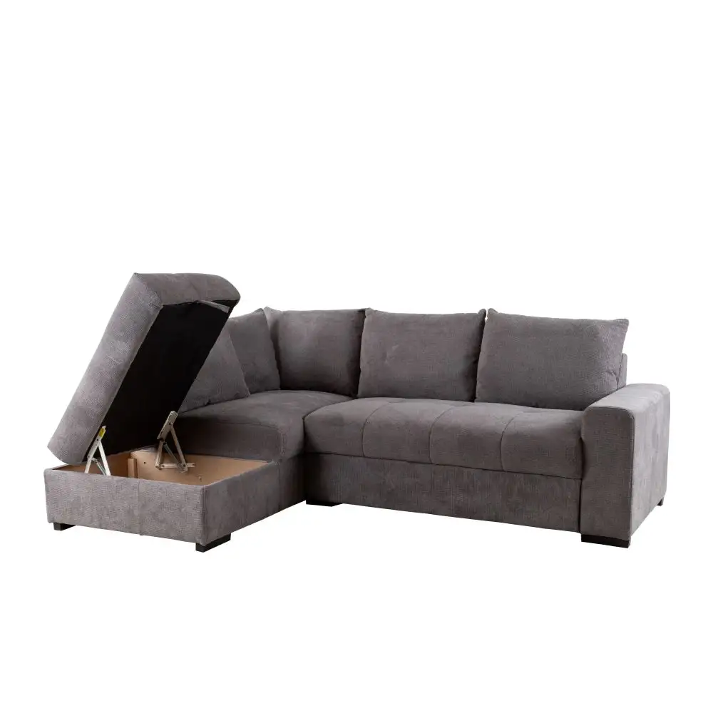 LIBERTA BILL ΚΑΝΑΠΕΣ ΚΡΕΒΑΤΙ ΓΩΝΙΑ ΑΡΙΣΤΕΡΗ STONE 241x173x94cm