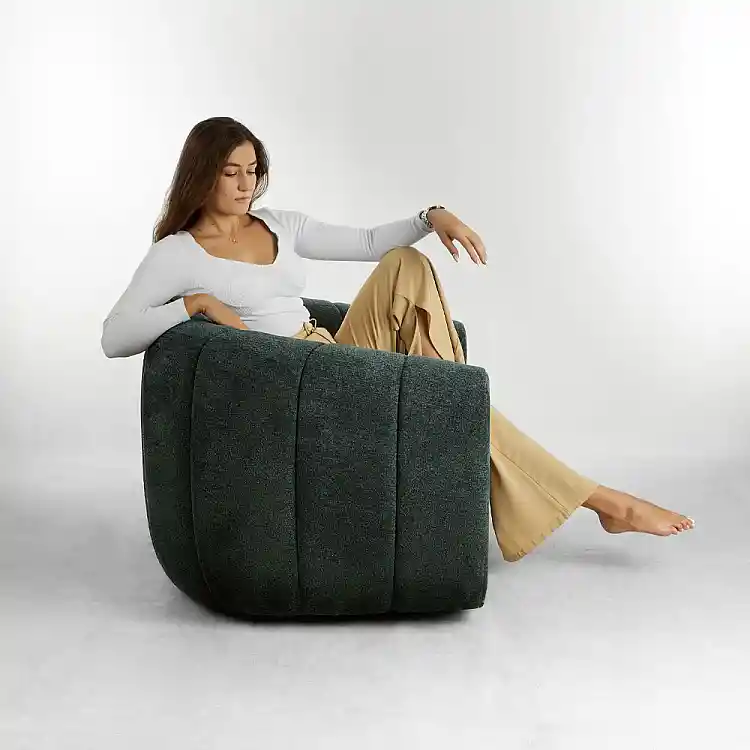 LIBERTA ASCOT ΠΟΛΥΘΡΟΝΑ ΠΕΡΙΣΤΡΕΦΟΜΕΝΗ WATER GREEN 99x83.5x72.5cm